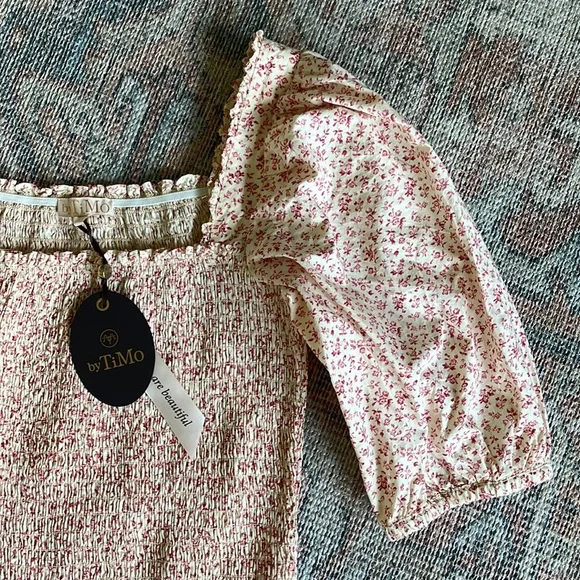 🆕ByTiMo Smocked Poplin Dress in Iris - Picture 8 of 9